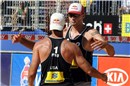 Rogers/Dalhausser (USA) defeat Alison/Emanuel (BRA) and advance to the semifinal
